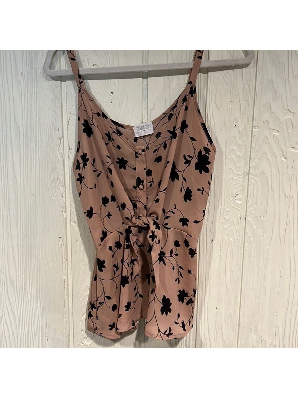 Sienna Sky Spaghetti Strap Blouse Size Medium